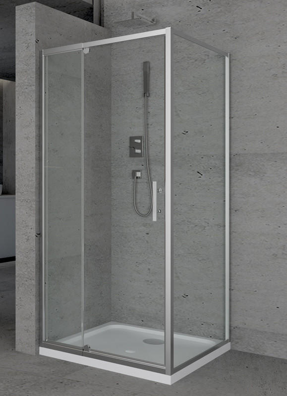 Types de cabines de douche avec et sans cadre de 6 mm