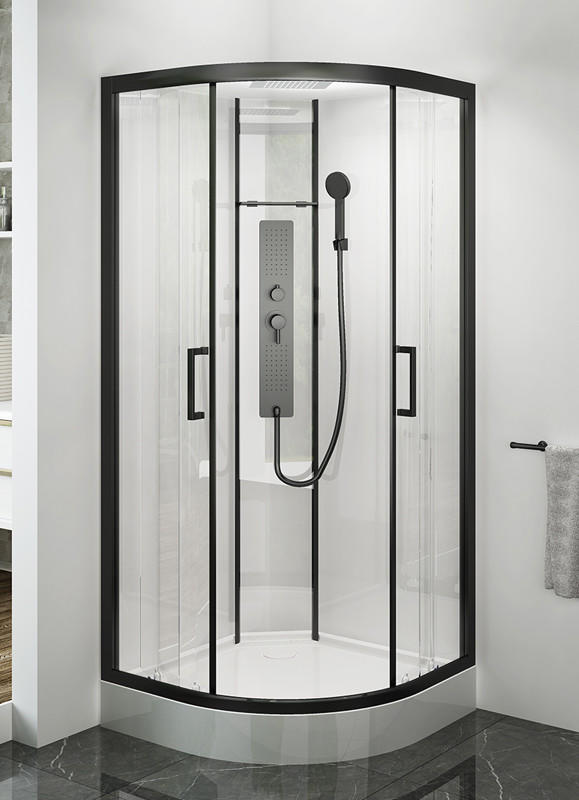 Comment créer une salle de douche incurvée sans silicone
